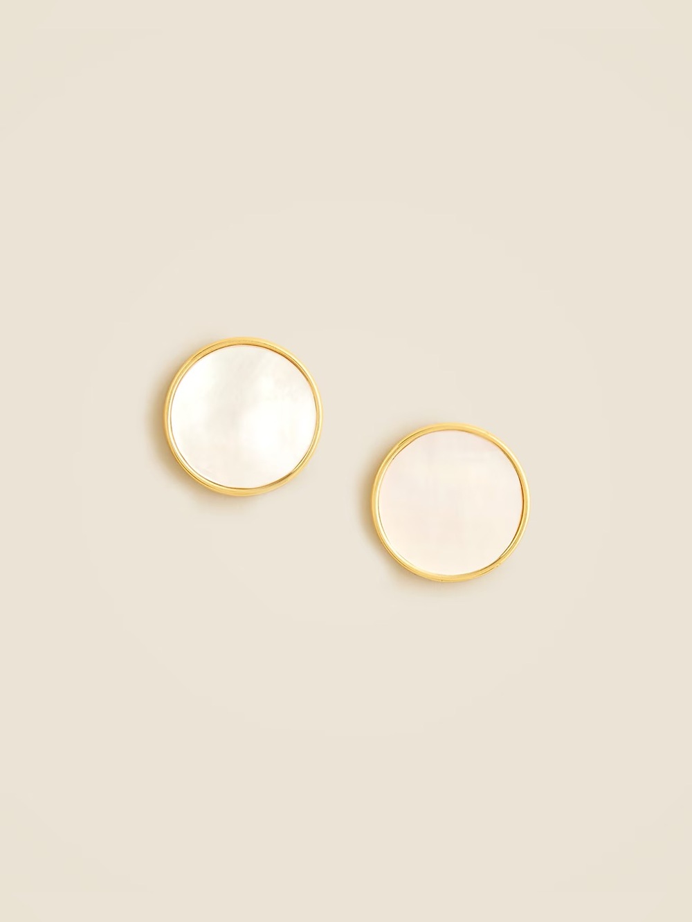 J. Crew Mother-of-pearl stud earrings